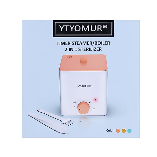 YTYOMUR Menstrual Disc Sterilizer Steamer Kit – 2 Reusable Discs