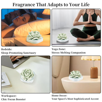 YZIVTAOTIE Jasmine Passive Diffusers – Pre-Scented, No Oil Needed