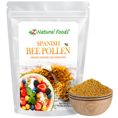 Spanish Bee Pollen Granules – Pure Raw Pollen (1lb) | Z Natural Foods