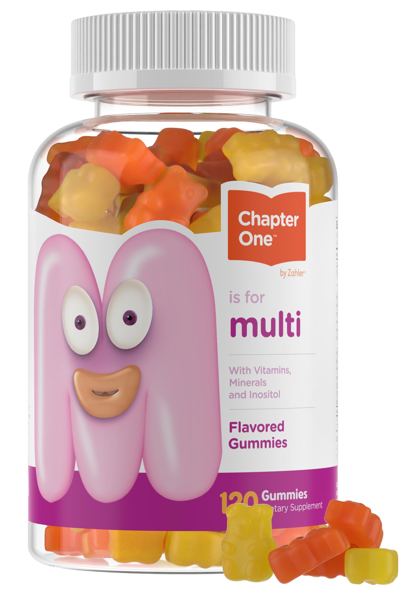 Zahler Chapter One M is for Multi Kids Multivitamin Gummies | 120 Count | Kosher