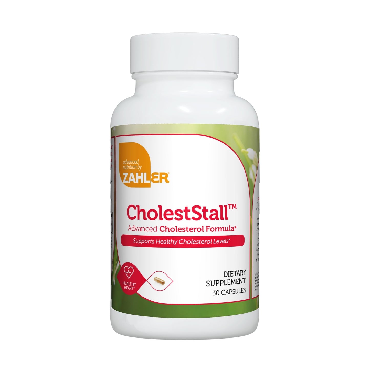 Zahler CholestStall - Cholesterol Support Supplement | Maintains LDL | Certified Kosher | 30 Capsules