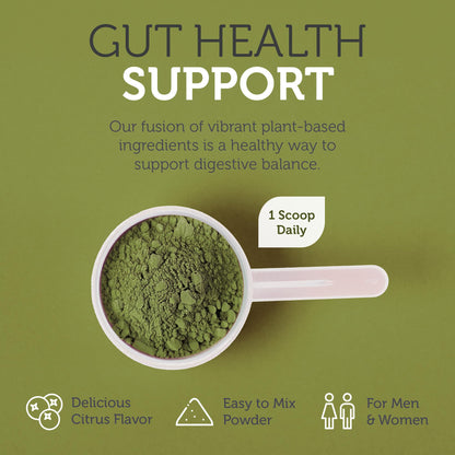 Zahler Core Greens Powder - Organic Greens Superfood (Citrus) | Spirulina, Chlorella & More