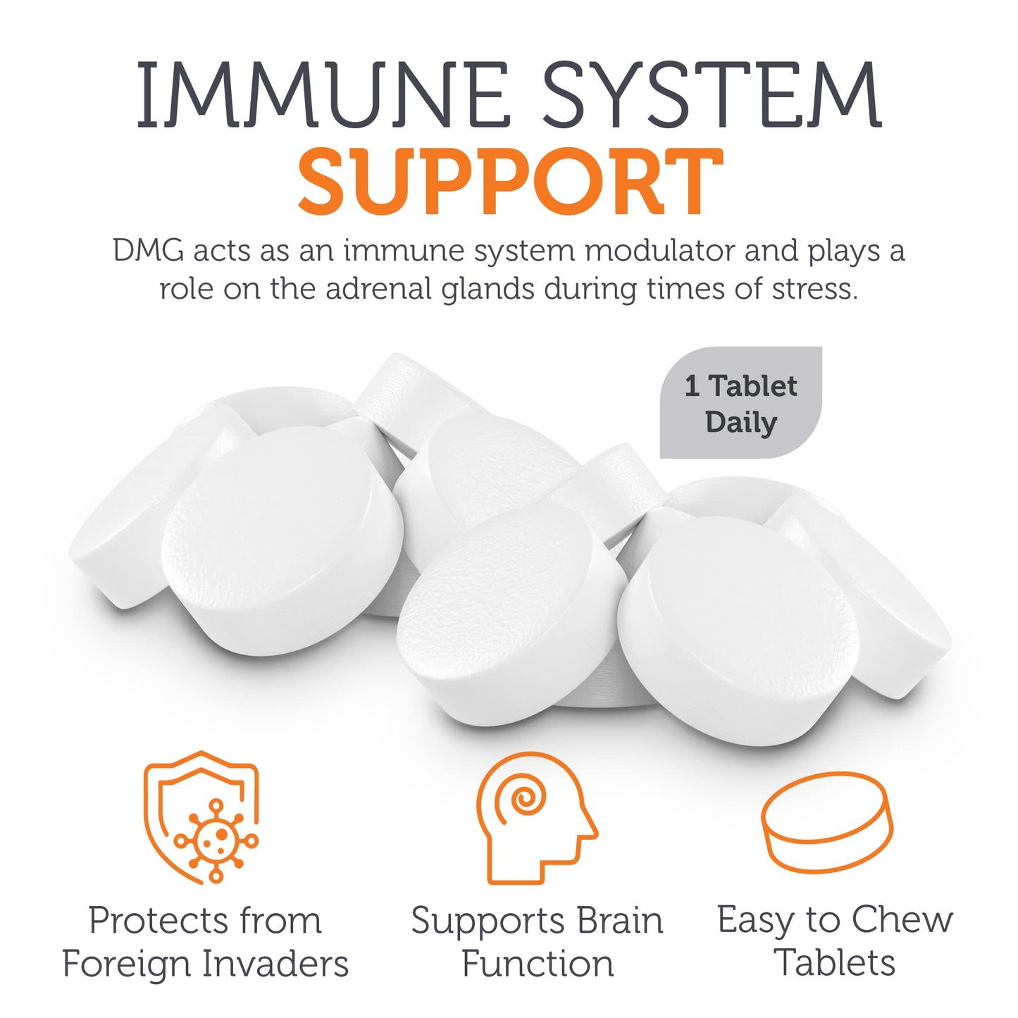 Zahler DMG 500mg Dimethylglycine - Endurance & Immune Support (90 Count)