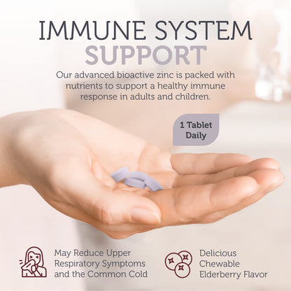 Zahler Elderberry Zinc Lozenges – Immune Support for Adults & Kids, 90 Count | Made in USA