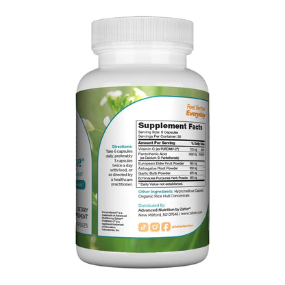 Zahler ImmunAbreve – Powerful Immune Support (180 Capsules) with Vitamin C, European Elder Fruit & Astragalus | Kosher