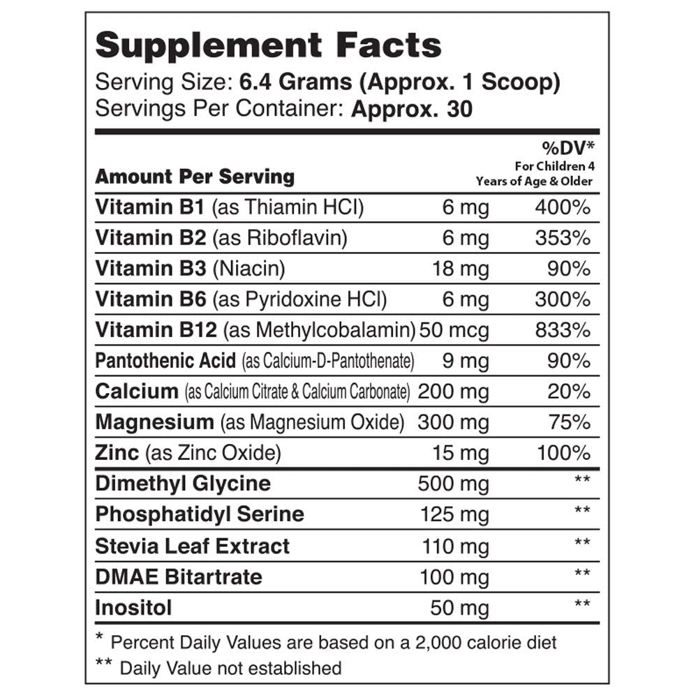 Zahler KidsActive Concentration Formula Powder - 30 Servings, Kosher, Fruit Punch
