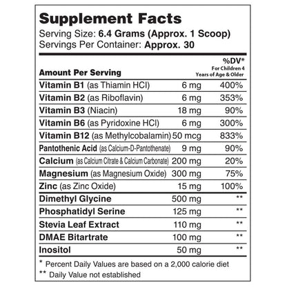 Zahler KidsActive Concentration Formula Powder - 30 Servings, Kosher, Fruit Punch