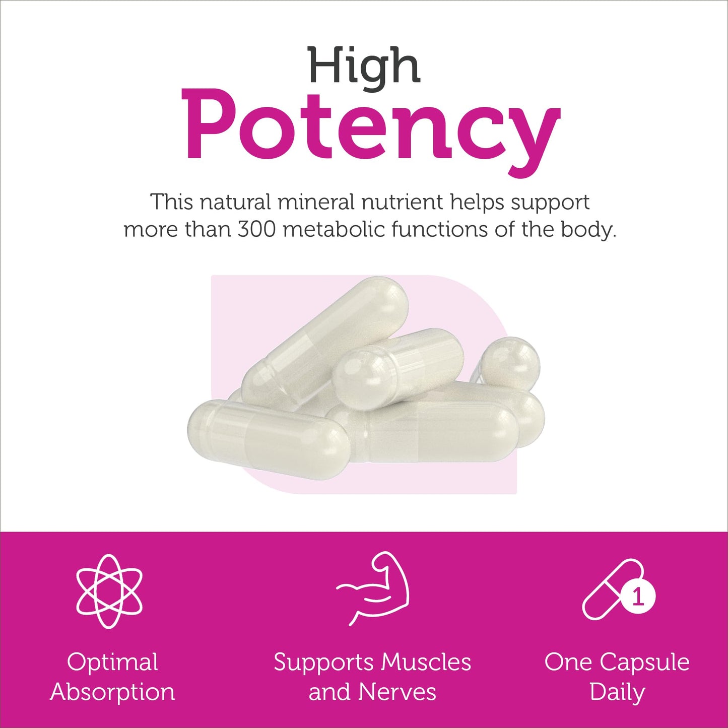 Zahler Magnesium Citrate 200 mg Capsules (120 Count) - Certified Kosher Bioactive Magnesium