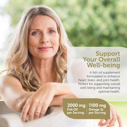 Zahler Omega 3 Fish Oil - 360 Softgels | 600 mg EPA, 400 mg DHA | Kosher Tuna | Brain & Heart Support