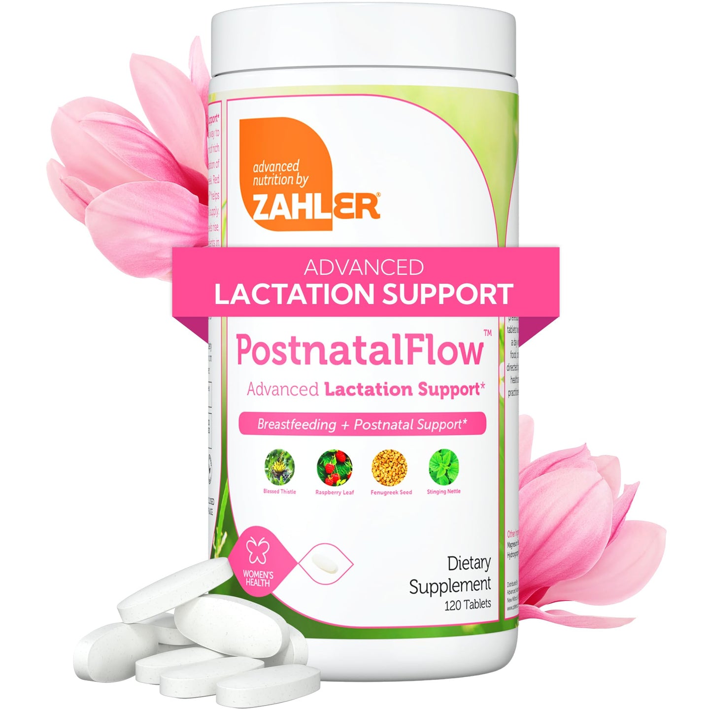 Zahler Postnatal Flow - Advanced Lactation Support | 120 Tablets