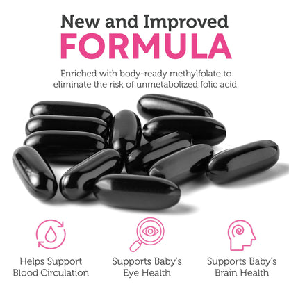 Zahler Prenatal Vitamin with DHA & Folate - 60 Softgels | Kosher Prenatal