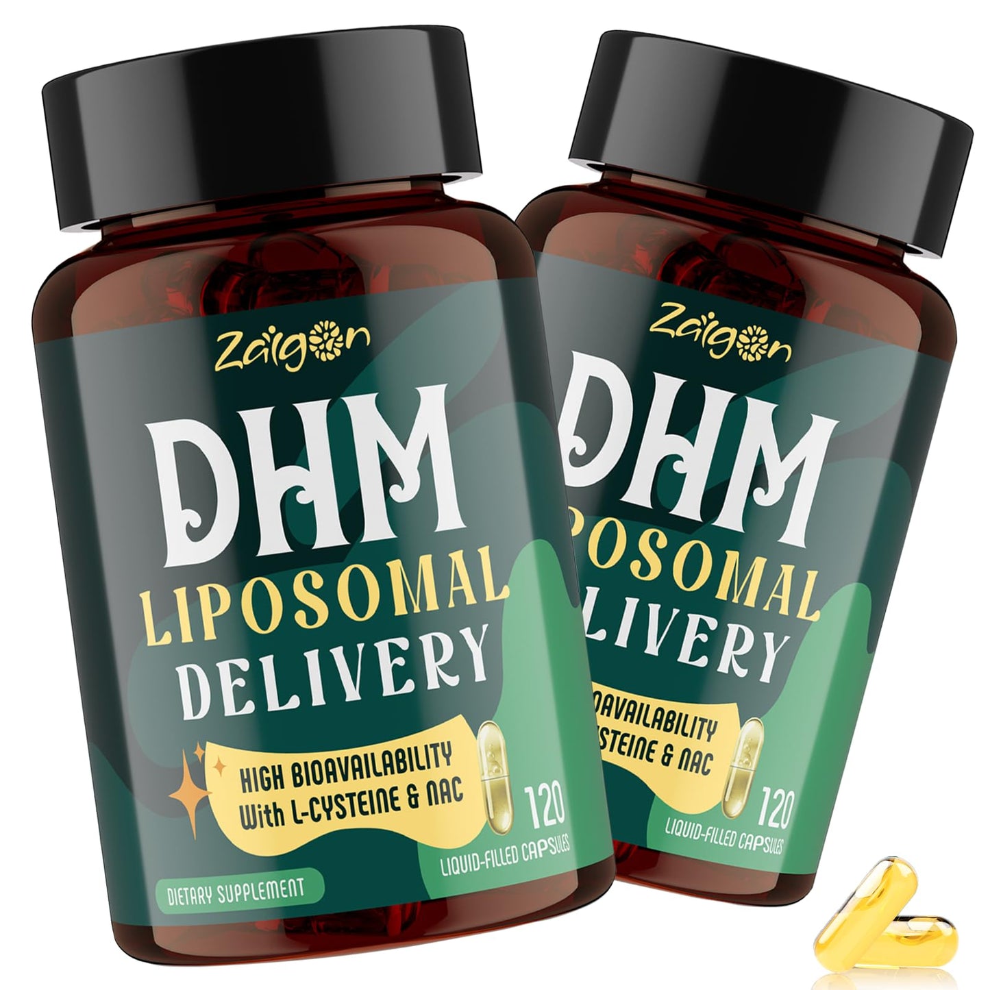 Zaigon Hangover DHM Supplements – Recovery & Liver Support, 240 Capsules