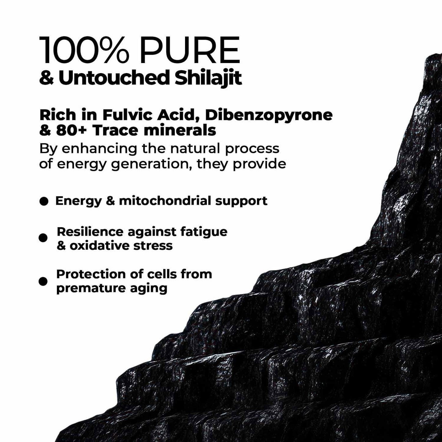 Zandu Shilajit Capsules (60 Caps) – Natural Energy, Stress Support & Immunity