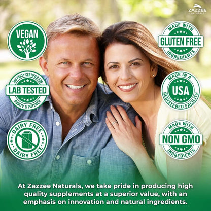 Zazzee Extra Strength Mullein 10:1 Extract – 3000 mg per Capsule, 180 Vegan Capsules, USA Made