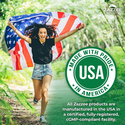 Zazzee USDA Organic Vitex 500 mg | 120 Vegan Capsules | 4-Month Supply