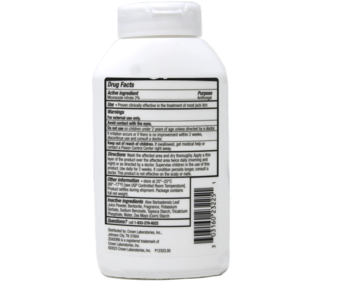 Zeasorb Super Absorbent Antifungal Powder for Jock Itch – 2.5 oz (Pack of 2) | Dermatologist Recommended