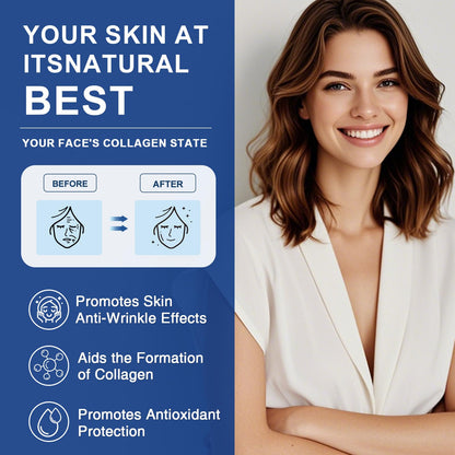 ZEBORA Marine Collagen Peptides Powder with Hyaluronic Acid & Keratin | 35 Servings