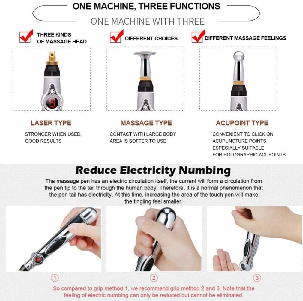 Zeerkeer 3-in-1 Acupuncture Pen – Pain Relief & Meridian Massage