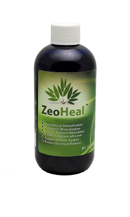 Living Foods USA ZeoHeal - Humic and Fulvic Mineral Supplement 8 Fluid Ounce (3-Pack)