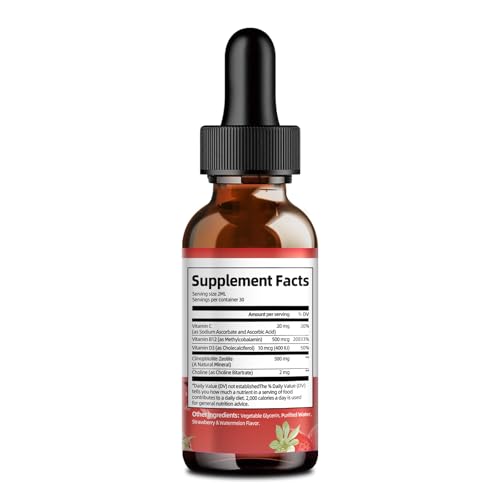 Zeolite Detox Drops 5-in-1 High Absorption with Vitamin C, B12, D3 & Choline – Heavy Metal Detox & Immune Support – 60ml