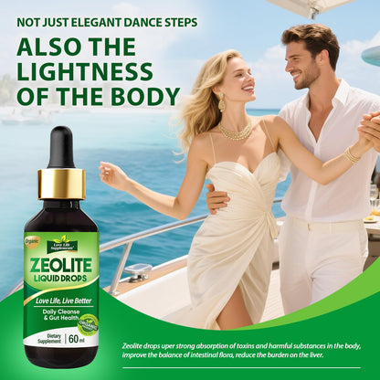 Zeolite Detox Drops for Daily Cleansing | Natural Energy Booster | Immune & Gut Support | Safe for Kids & Adults | 60mL