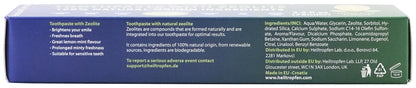 Zeolite Toothpaste | 75 ml (2.5 fl oz) | Fluor-Free | 15% Natural Zeolite | Heiltropfen®
