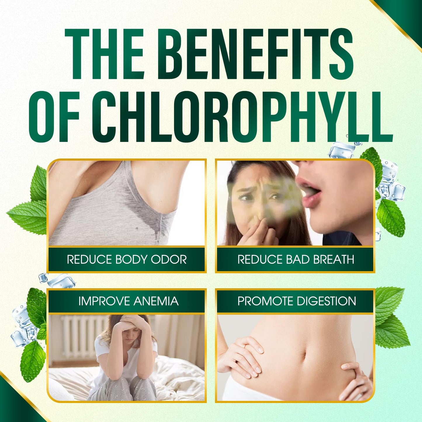 Zero Breath Bad Breath Capsules – 7-in-1 Breath Freshener | Organic Chlorophyllin, Probiotics, Mint