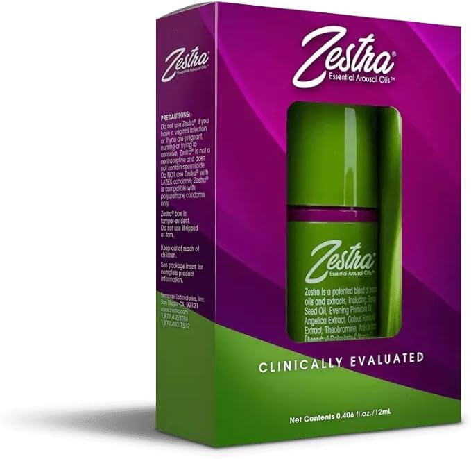 Zestra Essential Arousal Oil Blends – All-Natural, Non-Hormonal Arousal Gel for Women