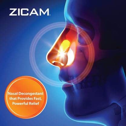 Zicam Extreme Congestion Relief No-Drip Nasal Spray with Aloe Vera | 0.5 oz Pack of 2
