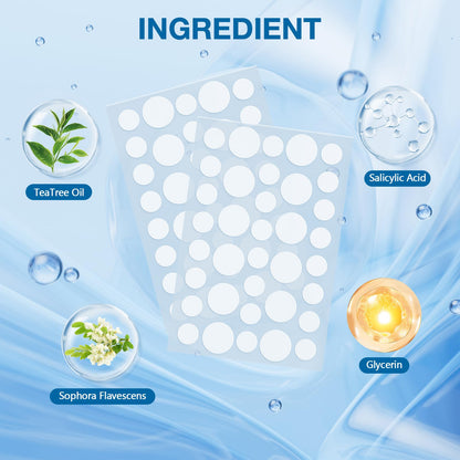 ZIHYO Wart Remover Patches - Hydrocolloid Waterproof, Gentle on Skin