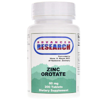 Zinc Orotate 60 mg – 200 Tabs (Pack of 2) | Zinc Supplement