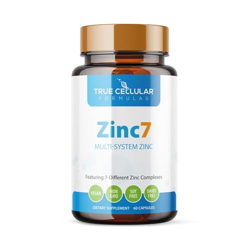 Zinc7 Zinc Complex – 60 Vegan Capsules | True Cellular Formulas