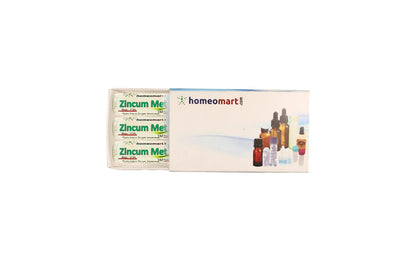 Zincum Metallicum Homeopathy Pellets 1M Potency – Pack of 3 | Homeomart