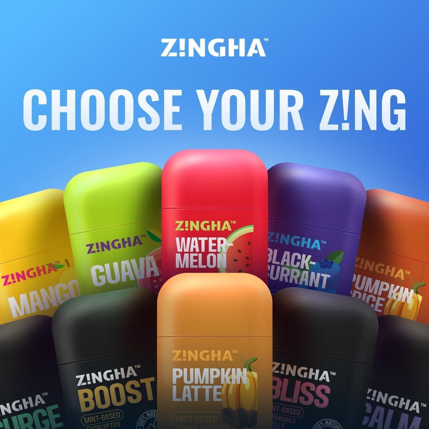 Z!NGHA Dual Nasal Inhaler – Uplifting Aromatherapy On The Go