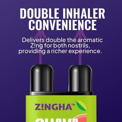 Z!NGHA Dual Nasal Inhaler – Uplifting Aromatherapy On The Go