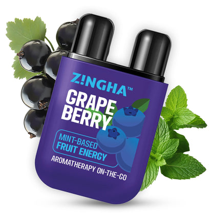 Z!NGHA Dual Nasal Inhaler Stick – Uplifting Aromatherapy for Daily Clarity | Portable & Travel‑Friendly
