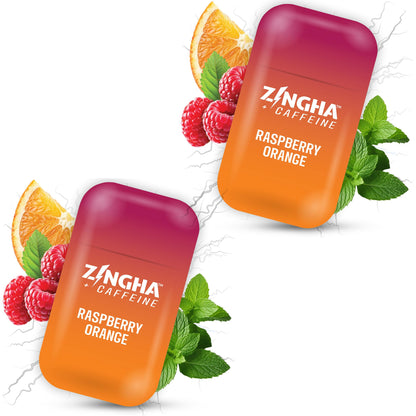 Z!NGHA Caffeinated Aromatherapy Nasal Inhaler – Raspberry Orange