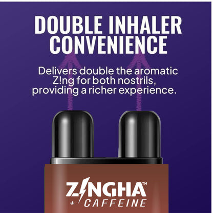 Z!NGHA Caffeinated Aromatherapy Nasal Inhaler – Raspberry Orange