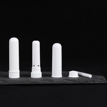 ZIOJOVK 24 Pcs Essential Oil Inhalers – Blank Plastic Tubes with Wicks, Droppers & Tweezers