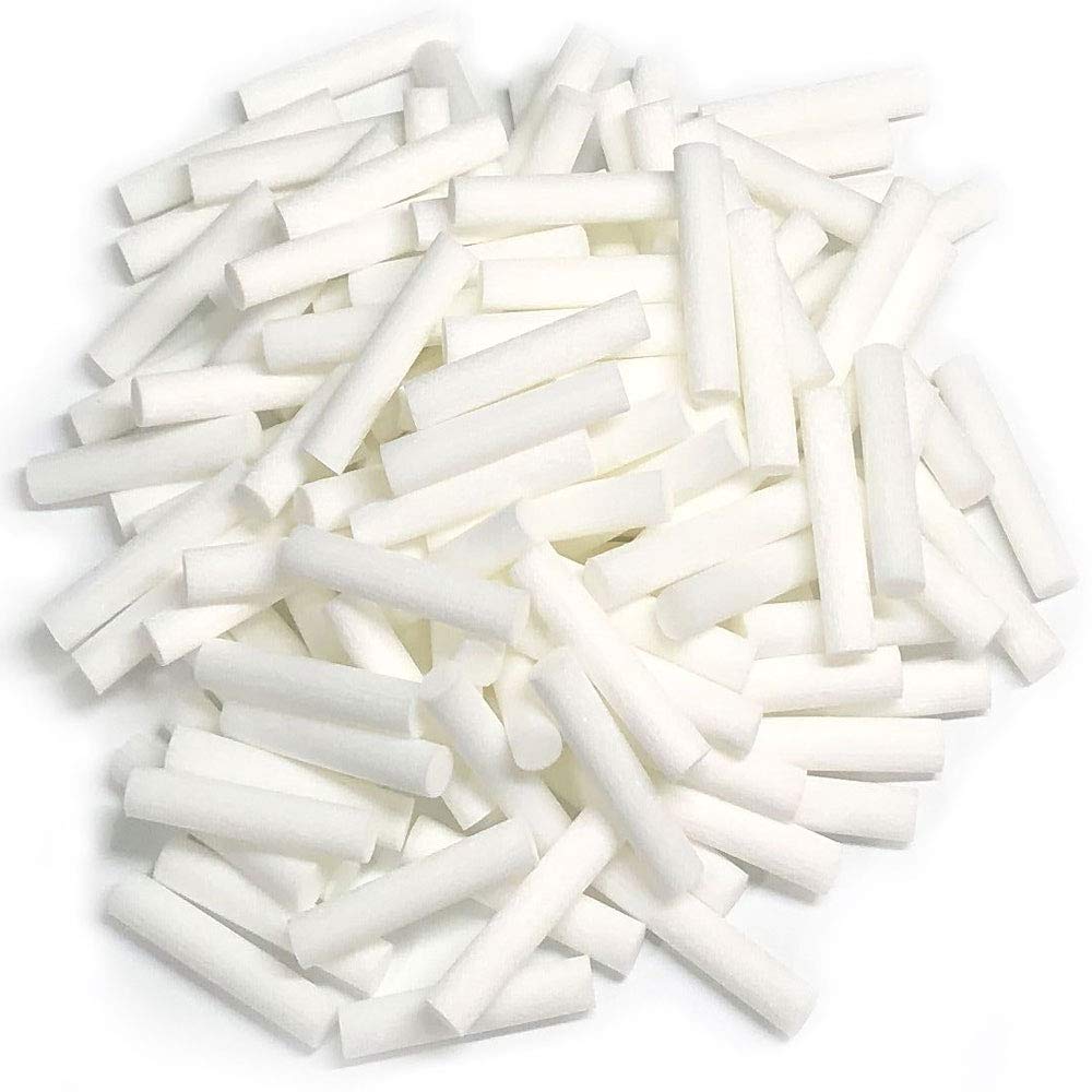 ZIOJOVK110 Pack Wick Essential Oil Inhaler Replacement Kit – 4 cm Blank Nasal Sticks