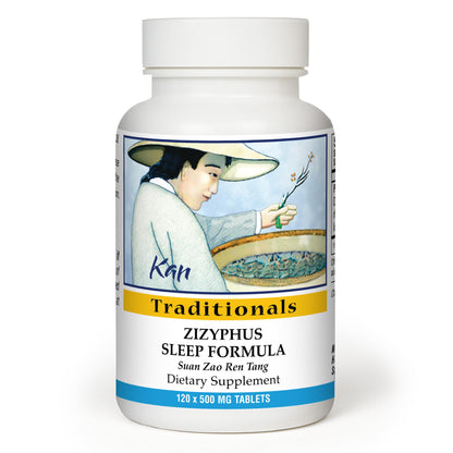 Kan Herbs Zizyphus Sleep Formula – Nighttime Balance & Relaxation | 120 Tablets