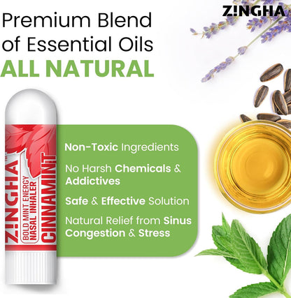 Z!NGHA Nasal Stick - Boost Focus & Breathing (Grape Berry)