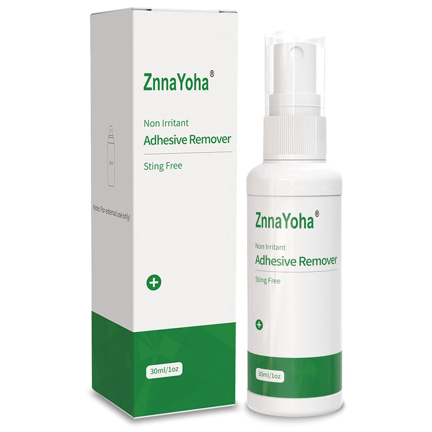 ZnnaYoha Adhesive Remover Spray – Gentle, Alcohol-Free 1oz/30ml