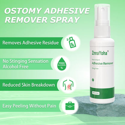 ZnnaYoha Adhesive Remover Spray – Gentle, Alcohol-Free 1oz/30ml