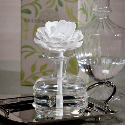 Zodax Grand Casablanca Porcelain Oil Diffuser - 6.76 oz Water Lotus