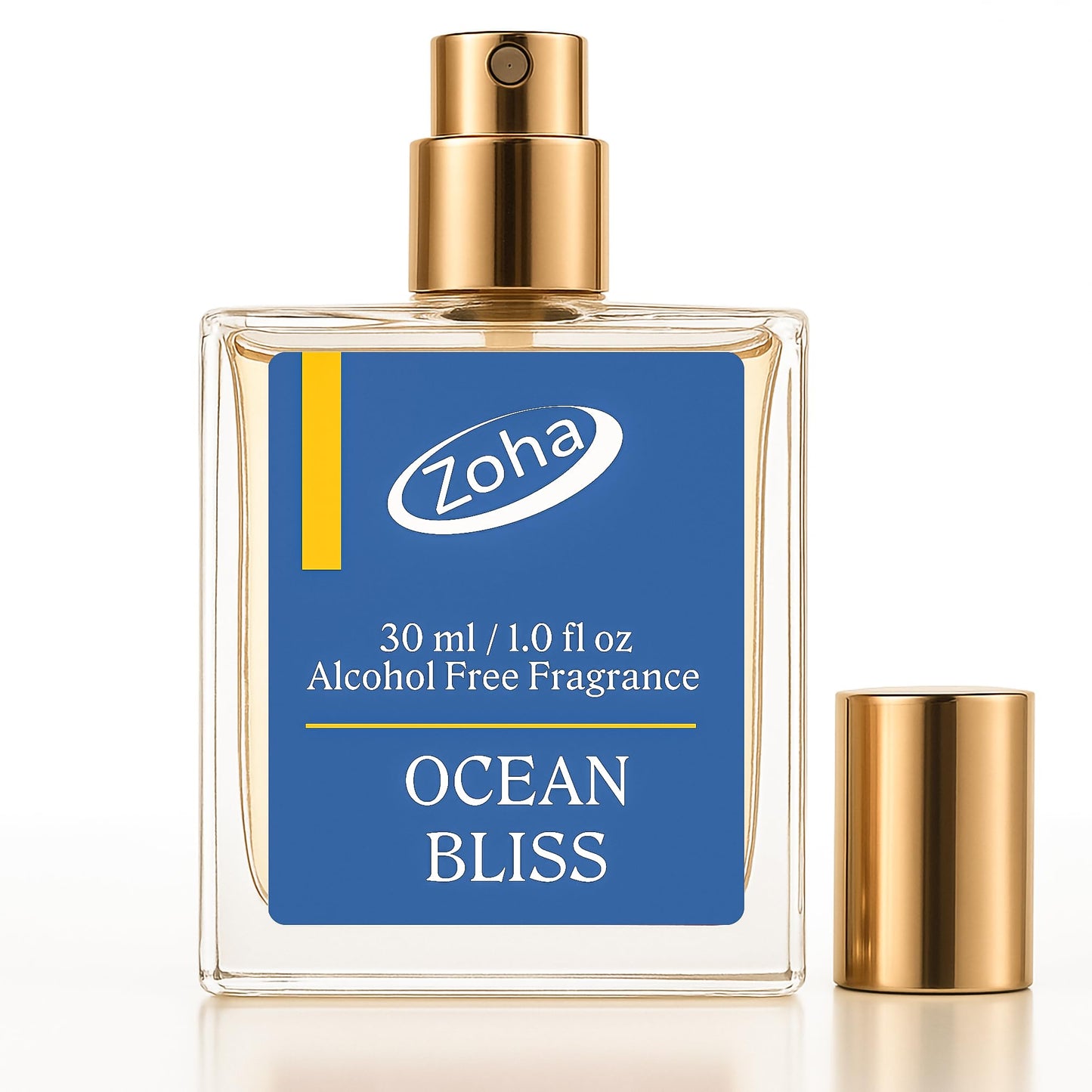 Zoha Ocean Bliss – Alcohol-Free Ocean Perfume for Men & Women, 30ml Travel Spray