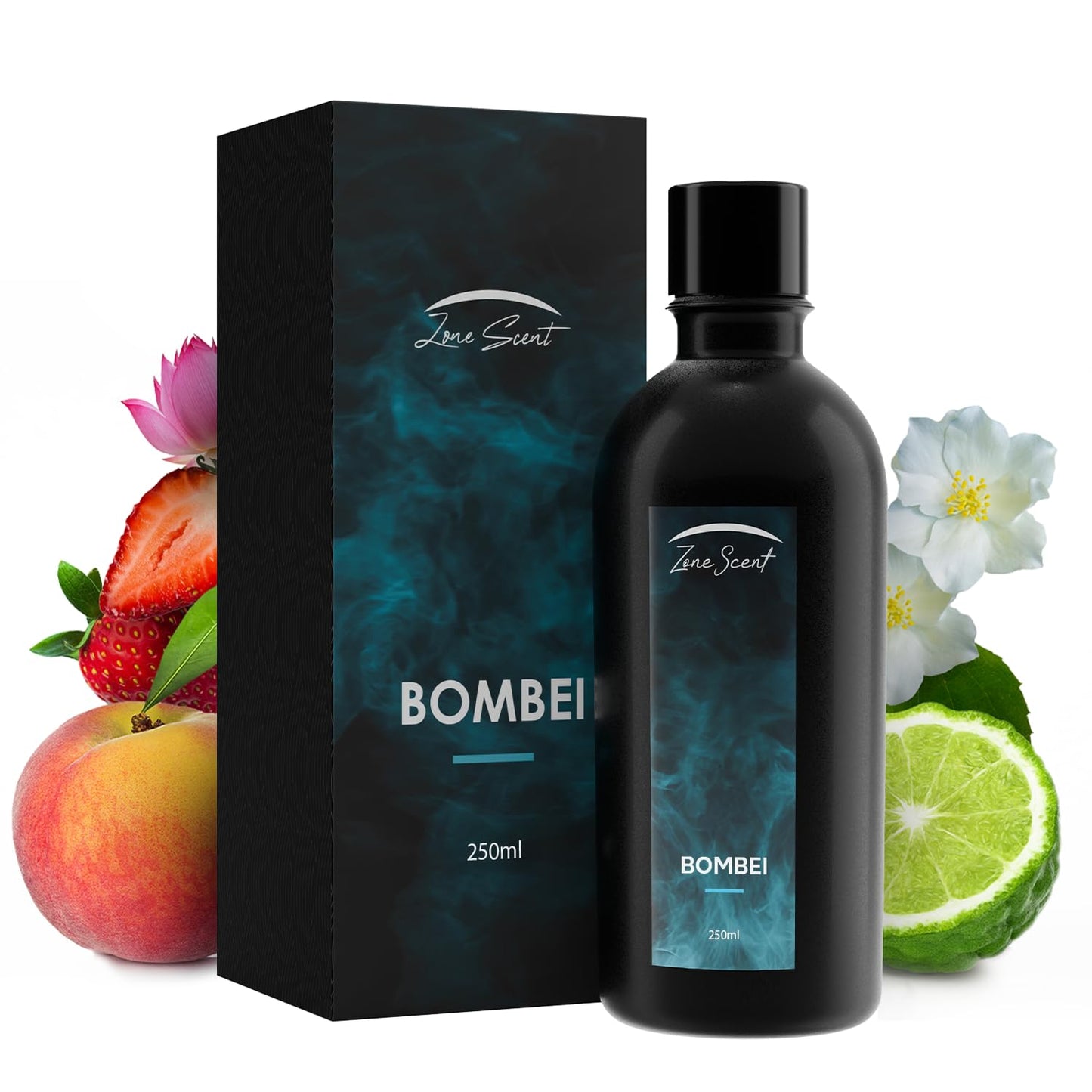 Zone Scent BOMBEI Luxury Essential Oil for Diffusers – Fruity Floral Aroma with Peach, Jasmine & Musk