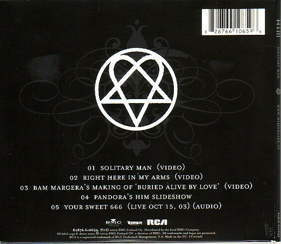 HIM - Solitary Man - Vol I - Limited Edition Gatefold DVD
