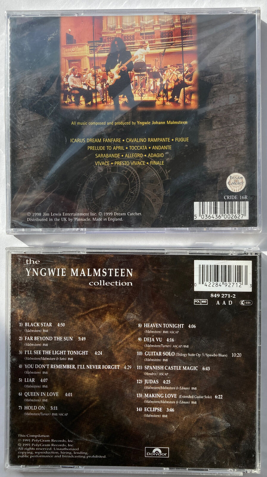 Yngwie Malmsteen Double CD Bundle - Concerto Suite And Collection￼